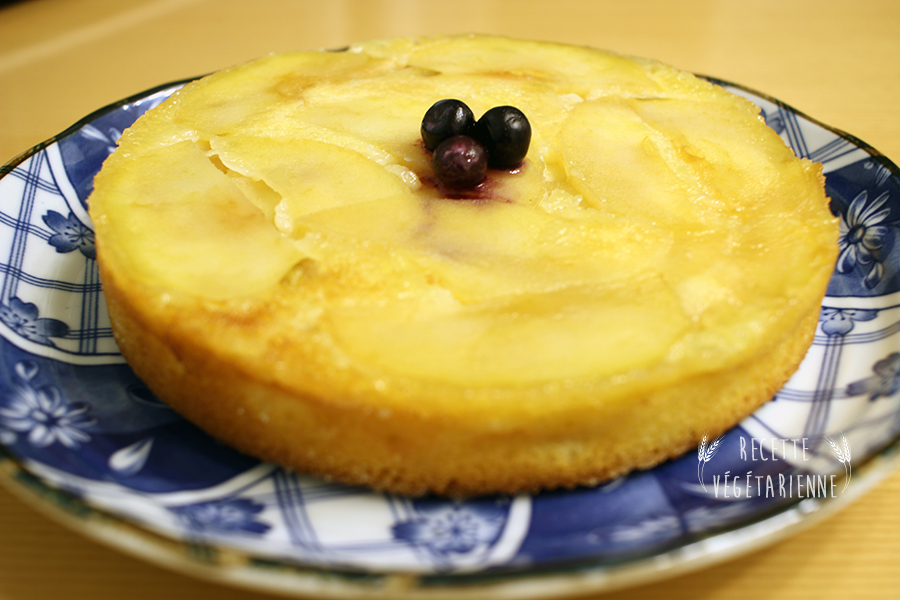 dessert gâteau aux pommes vegan