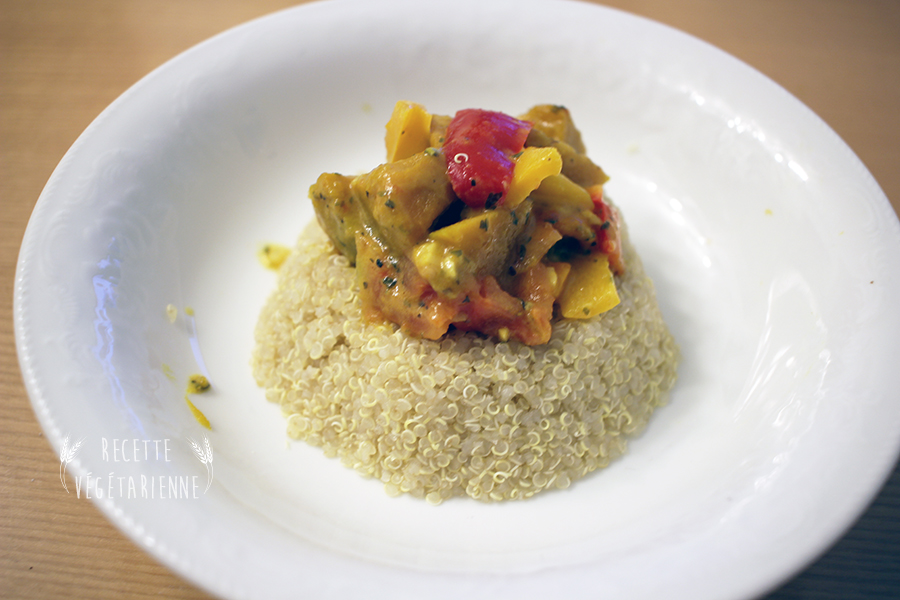 quinoa potiron légume curry