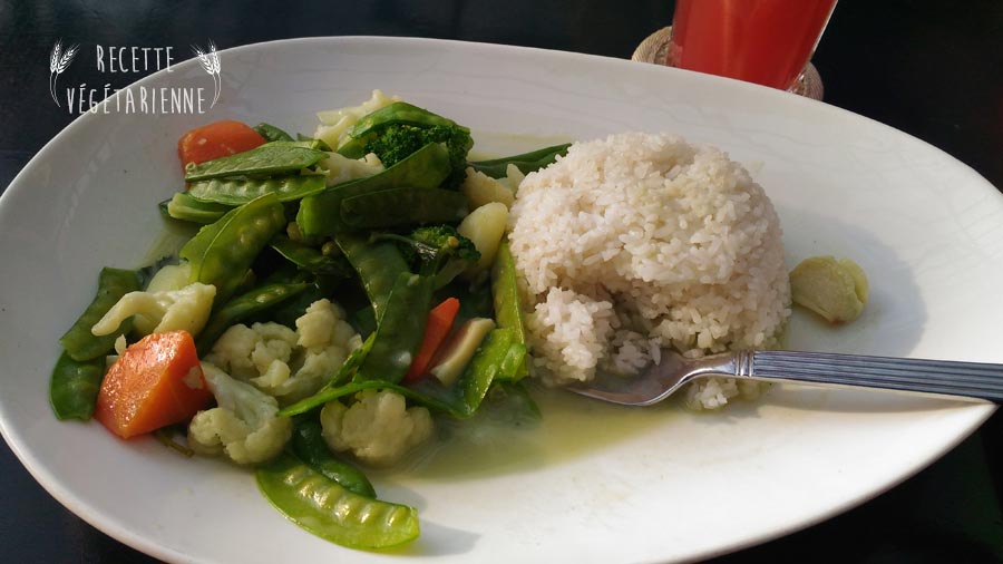 Curry vert végétal