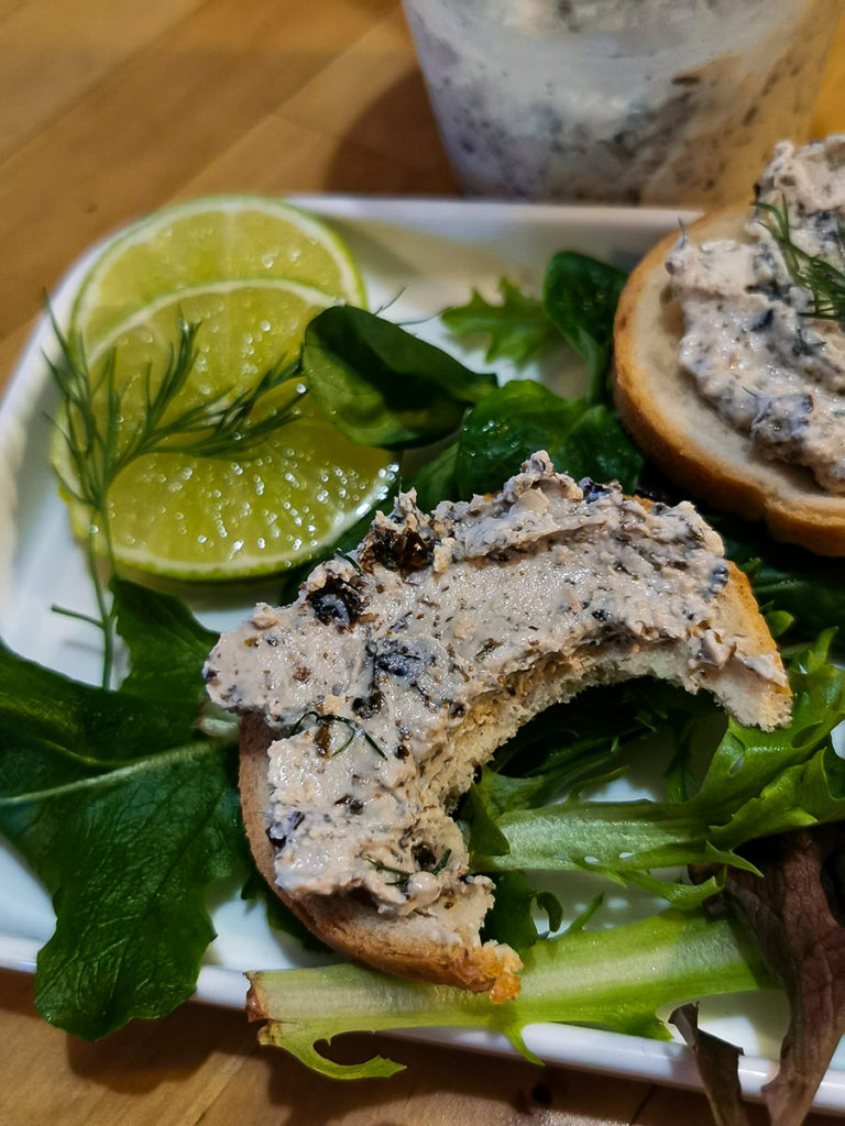 toast tartinade végétarienne