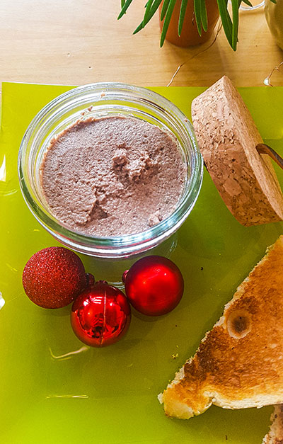 terrine végétale aux champignon et lentille